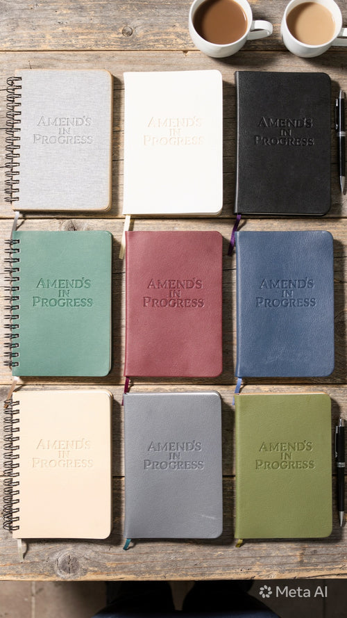 Amends in progress daily planners